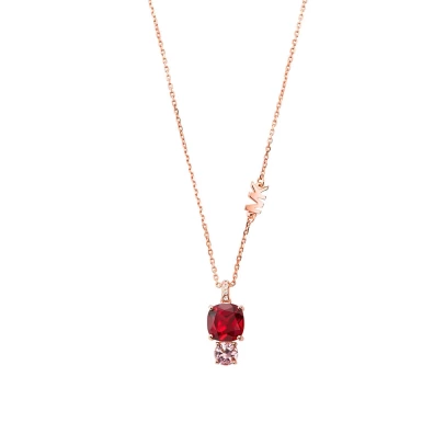 Michael Kors Red Zirconia, ασήμι 925° με Nanogem Ζιργκόν