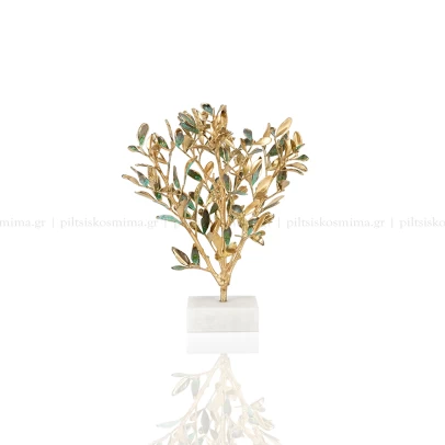 Κλαδί Σχίνος, μικρό αληθινό φυτό με επικάλυψη καθαρού ορείχαλκου