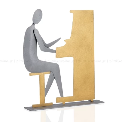 Πιανίστας, μεταλλικό σφυρήλατο
