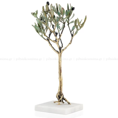 Το Δέντρο της Ελιάς, αληθινό φυτό με επικάλυψη καθαρού ορείχαλκου