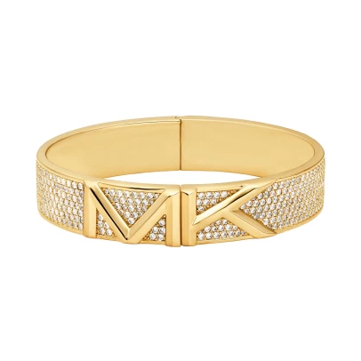 Michael Kors, Handcuffs Bangle Wide, ορείχαλκος με Ζιργκόν