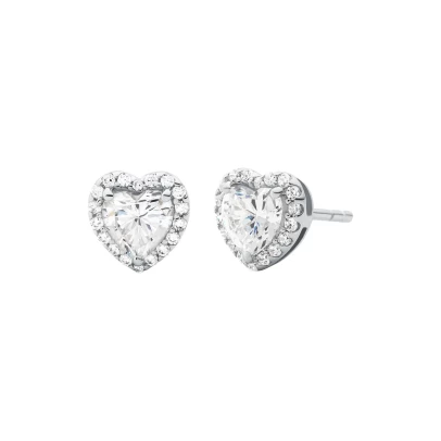 Michael Kors Pave Hearts, ασήμι 925° με cubic zirconia