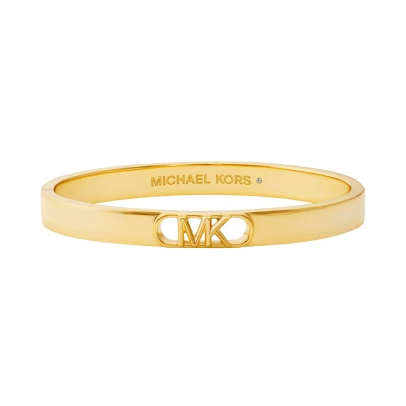 Michael Kors, Precious Metal-Plated Brass Empire Logo Bangle