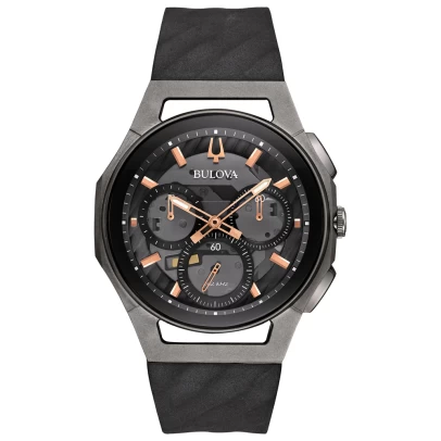 Ρολόι Bulova, 98A162 Curved Chronograph Watch