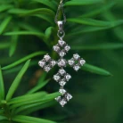 Σταυρός 18 καρατίων με Brilliant's 0.41ct